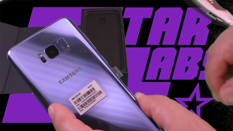 Распаковка Samsung Galaxy S8+