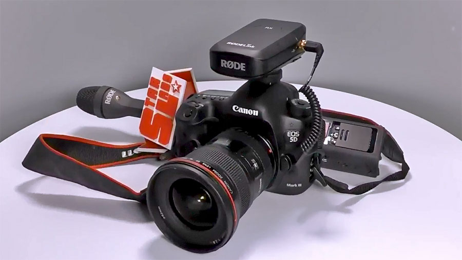 RODE Reporter и RODE RODELink Newsshooter KIT на камере Canon 5D Mark III