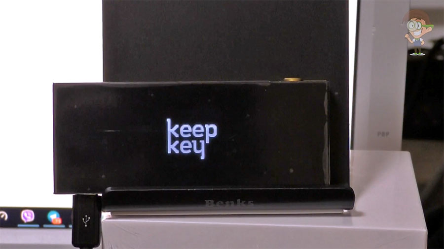 Дисплей кошелька KeepKey