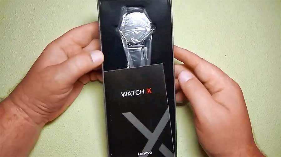 распаковка Lenovo Watch X 