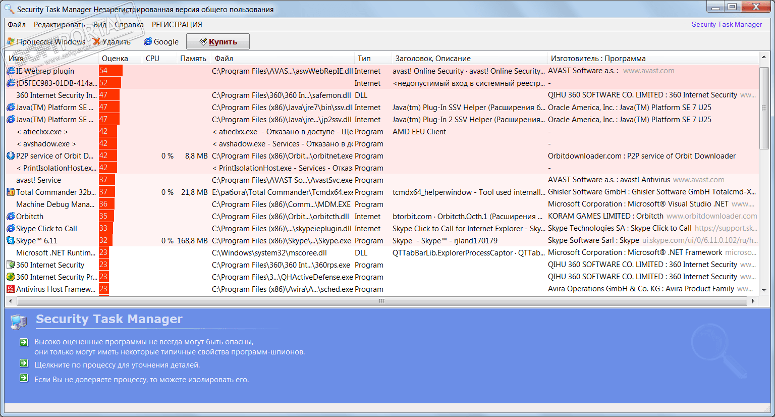 скачать программу security task manager