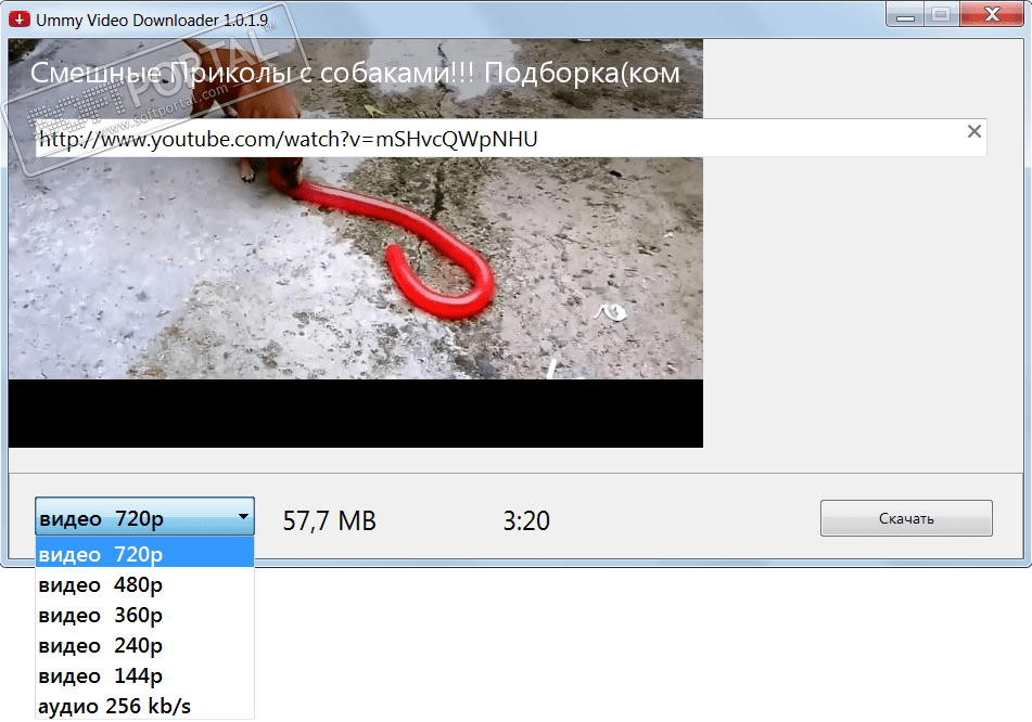 Программа ummy video downloader скачать бесплатно