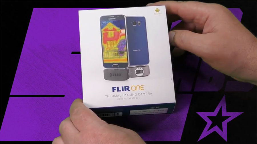 распаковка Flir One