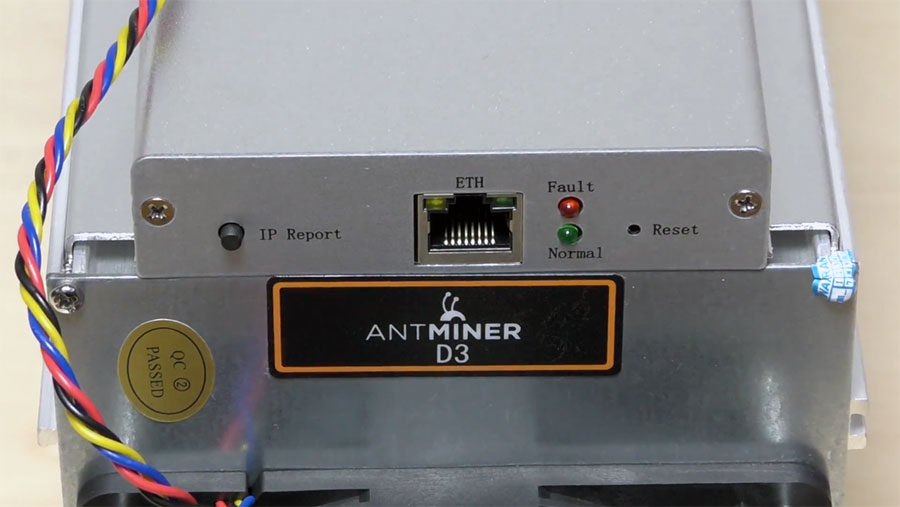  BITMAIN AntMiner D3 разъемы