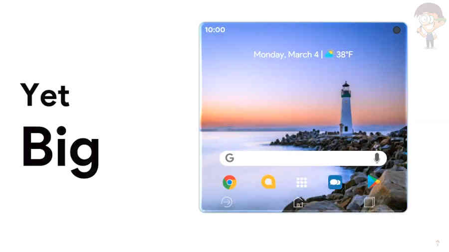 сгибаемый смартфон от Google