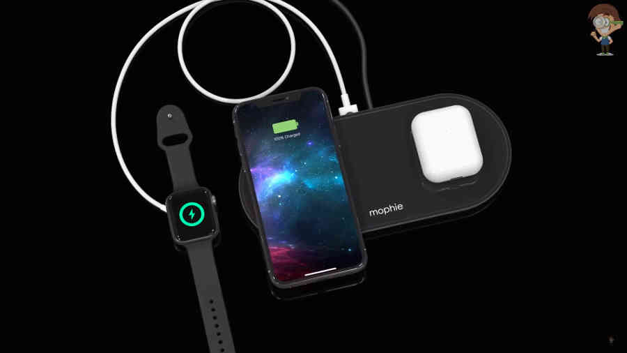 зарядка Mophie Dual Wireless Charging Pad