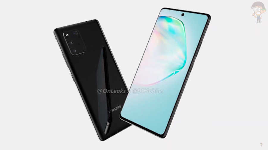 Неофициальный рендер смартфона Samsung Galaxy A91