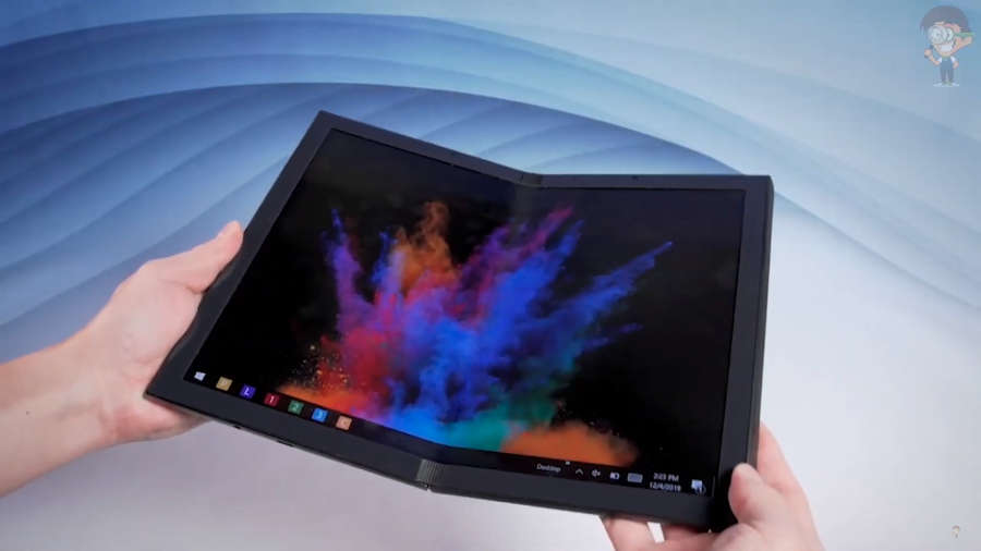 Ноутбук-планшет Dell Concept Ori с гибким 13-дюймовым дисплеем