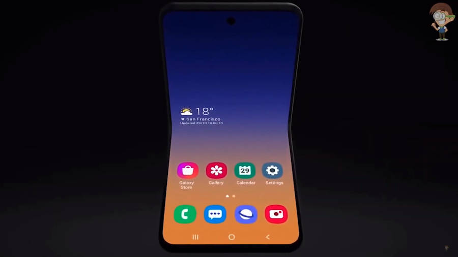 Первый официальный тизер предстоящего смартфона Samsung Galaxy Fold 2