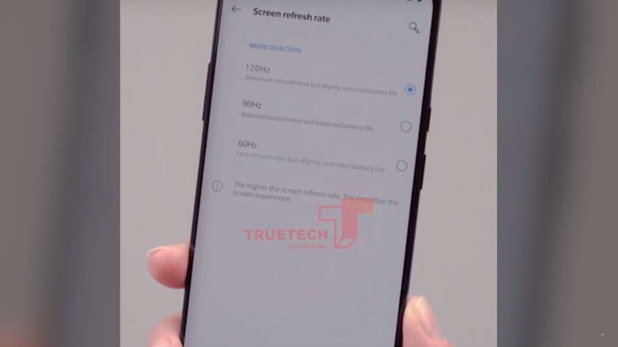 Первое фото OnePlus 8 Pro с экраном 120 Гц
