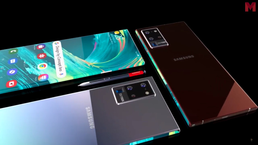 Samsung Galaxy Note20 Ultra получит более тонкие рамки вокруг дисплея