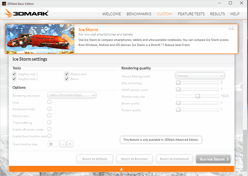 3DMark benchmark for Windows, Android and iOS