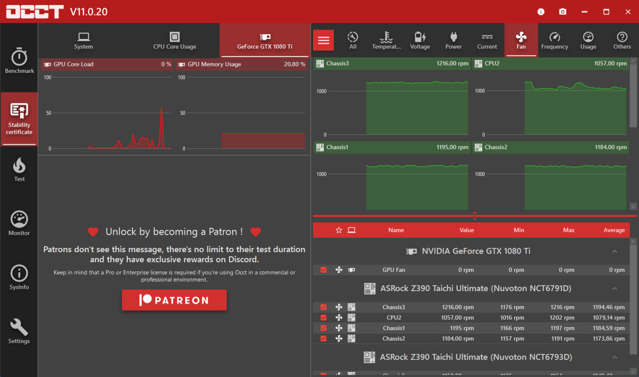 instal OCCT Perestroika 12.0.9