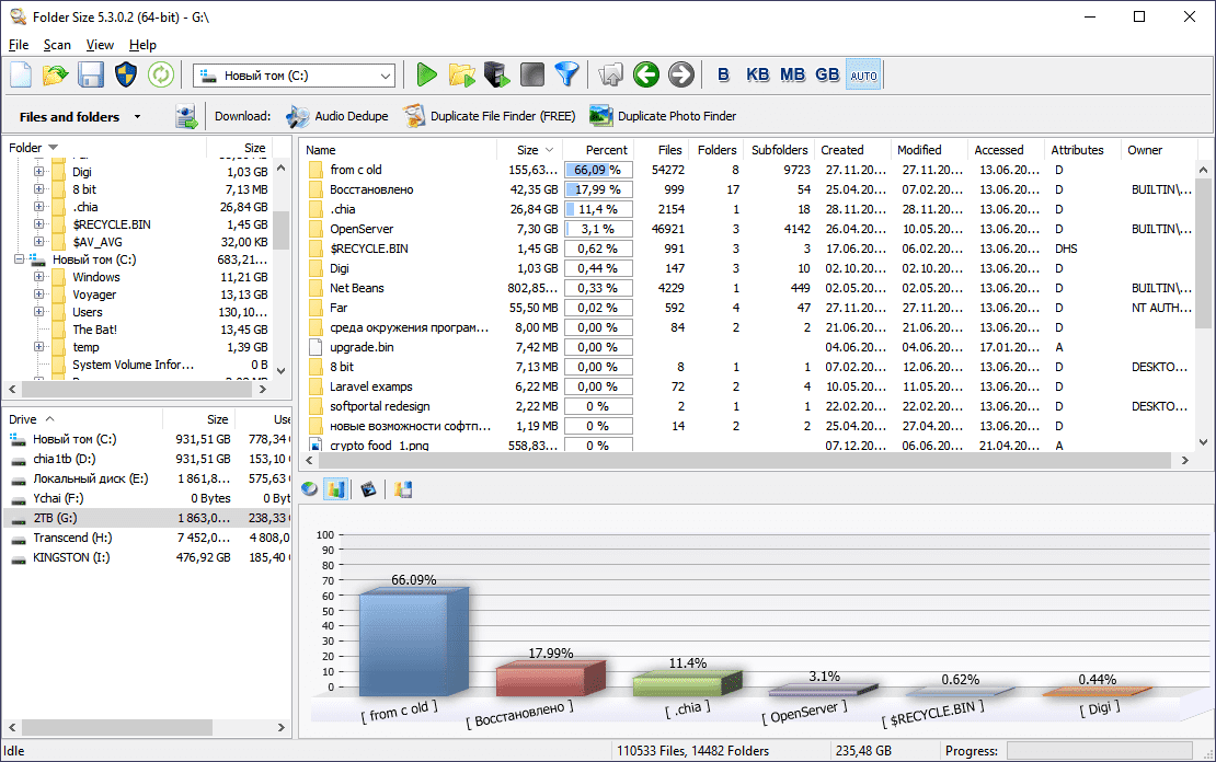 What is the size of a folder top