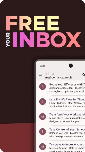 K-9 Mail скриншот № 1