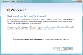 Windows 7 Upgrade Advisor скриншот № 1