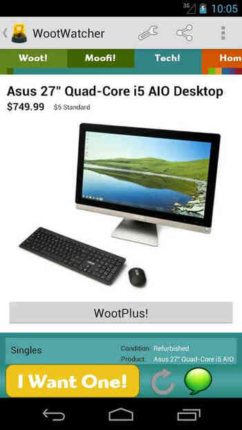 WootWatcher скриншот № 1