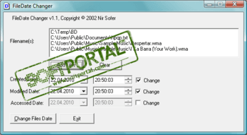 Изменение даты создания файла (Word, Excel, PowerPoint  и т.д.)