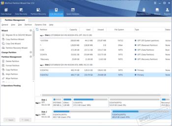 Partition Wizard скриншот № 1