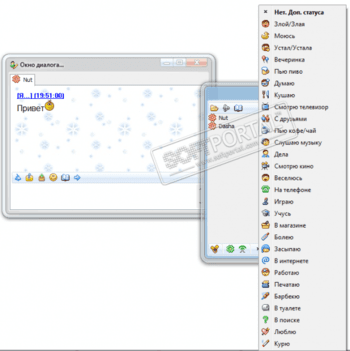 LanICQ-Sonic! скриншот № 1