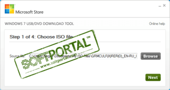 Windows 7 USB/DVD Download Tool скриншот № 1
