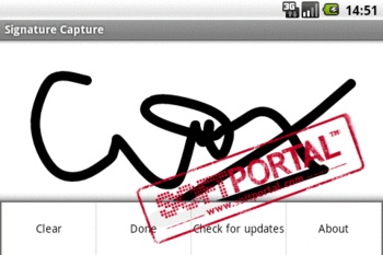 Signature Capture скриншот № 1