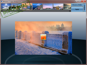 Windows 7 Logon Background Changer скриншот № 1