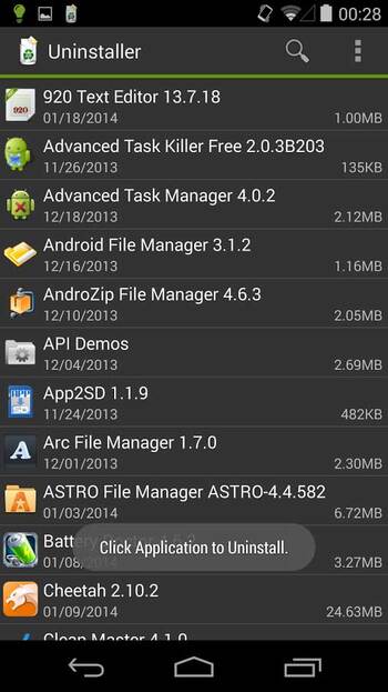 Uninstaller 1.6.1 (Android)