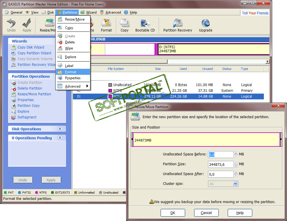 easeus partition master 10.2