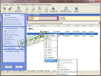 EASEUS Partition Master скриншот № 1