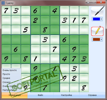 Судоку скриншот № 1