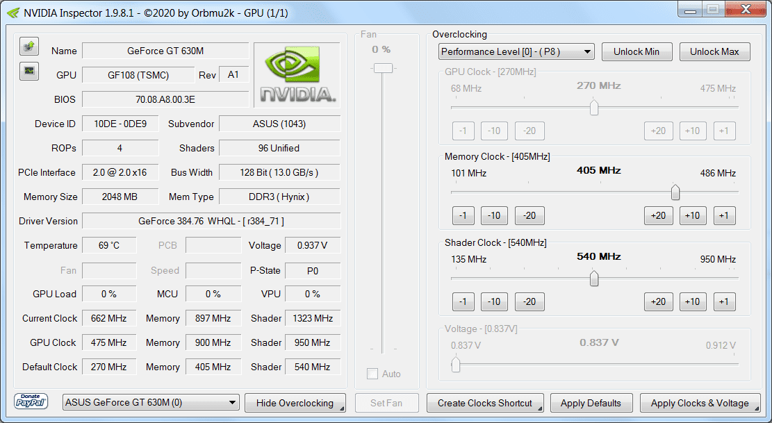 NVIDIA Inspector NVIDIA Inspector 1.9.8.7