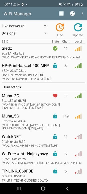 WiFi Manager скриншот № 1