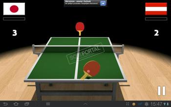 Virtual Table Tennis 3D скриншот № 1