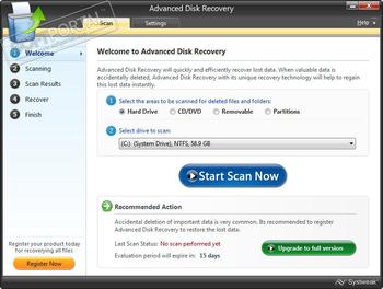 Advanced Disk Recovery - скачать бесплатно Advanced Disk Recovery 2.7.1200