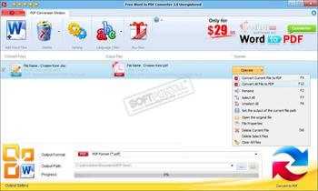 Free Word to PDF Converter скриншот № 1