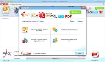 FoxPDF EML to PDF Converter скриншот № 1