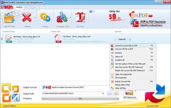 FoxPDF RTF to PDF Converter скриншот № 1
