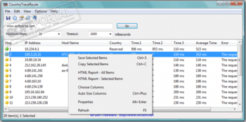 CountryTraceRoute скриншот № 1