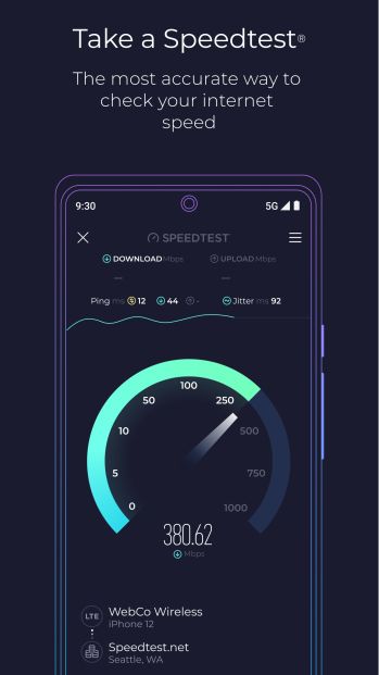 Speedtest by Ookla скриншот № 1
