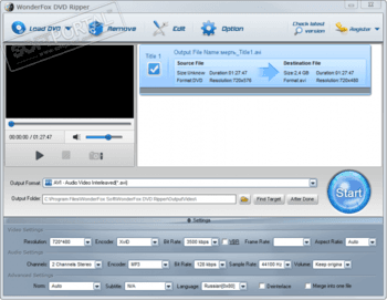 WonderFox DVD Ripper скриншот № 1
