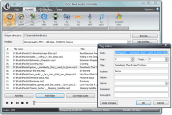 VSDC Free Audio Converter скриншот № 1