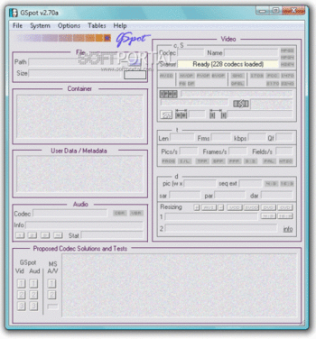 GSpot скриншот № 1