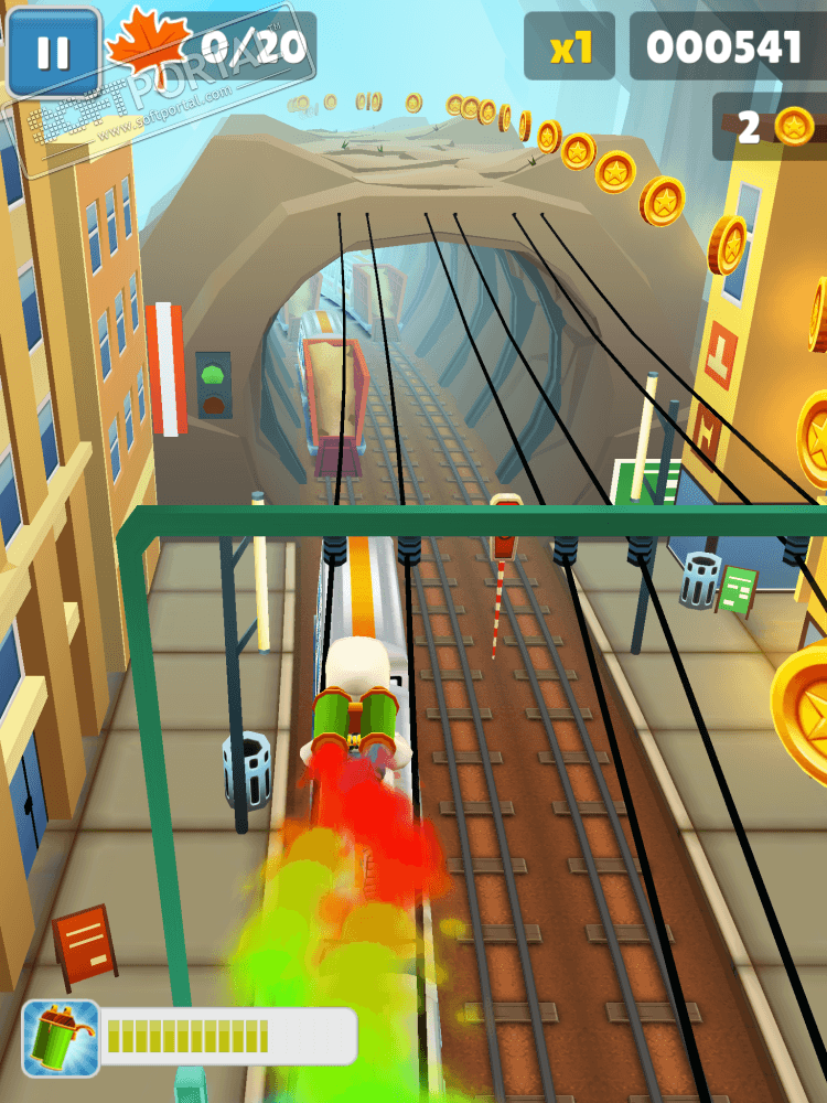 Subway surfers на машине