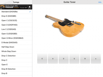 Guitar Tuner скриншот № 1