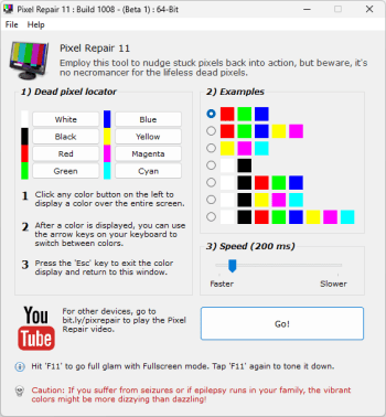 Stuck Pixel Repair скриншот № 1