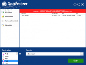 DocuFreezer скриншот № 1