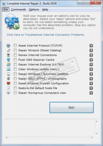 Complete Internet Repair скриншот № 1