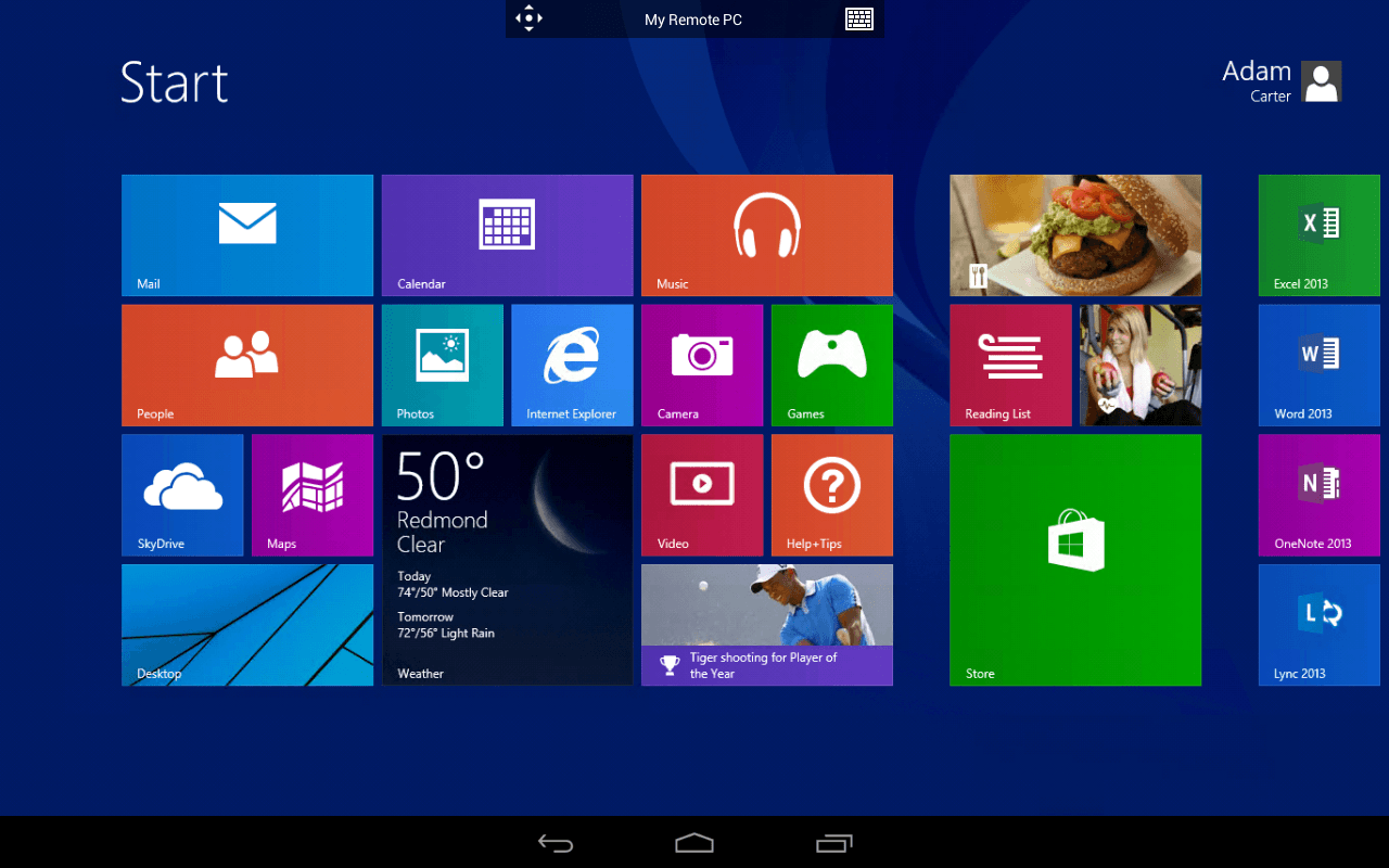 Remote desktop to android online