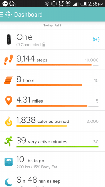 FitBit скриншот № 1